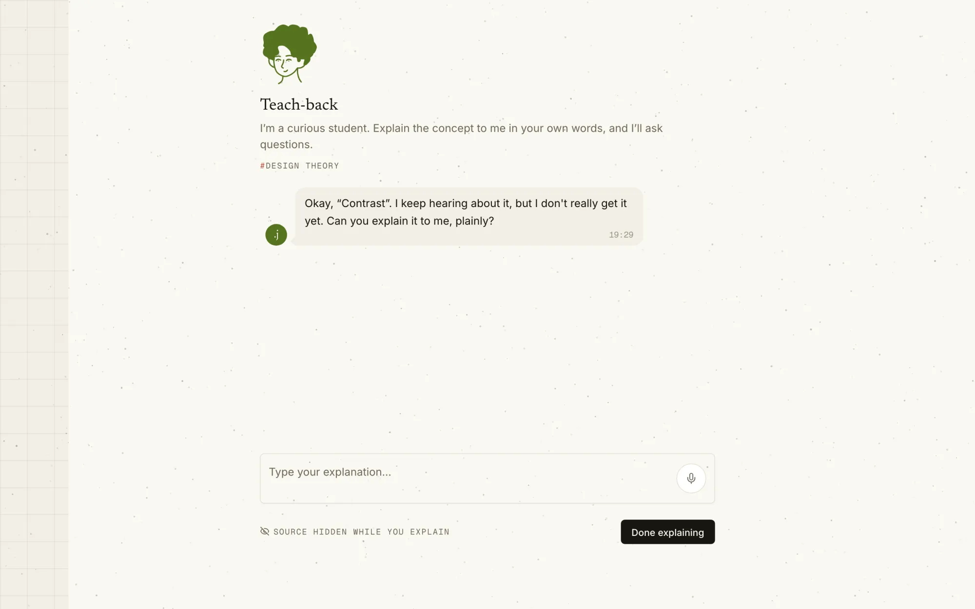 Teach-back